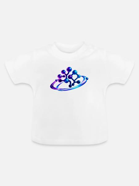 Neuron - Baby Bio-T-Shirt mit Rundhals - Weiß