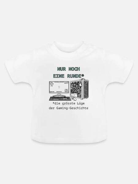 Runde3 - Baby Bio-T-Shirt mit Rundhals - Weiß