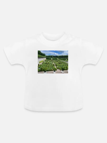 Der Ziergarten - Baby Bio-T-Shirt mit Rundhals - Weiß