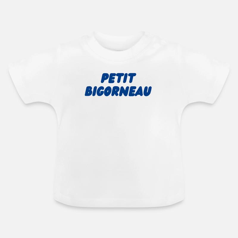 Petit Bigorneau - T-shirt bio col rond Bébé - blanc