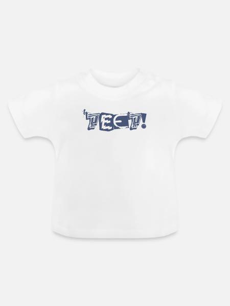 PEEP! - Baby Bio-T-Shirt mit Rundhals - Weiß