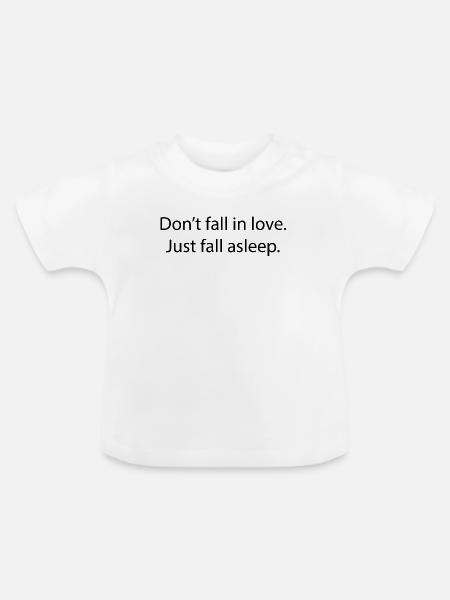 Stimmung des Lebens - Baby Bio-T-Shirt mit Rundhals - Weiß