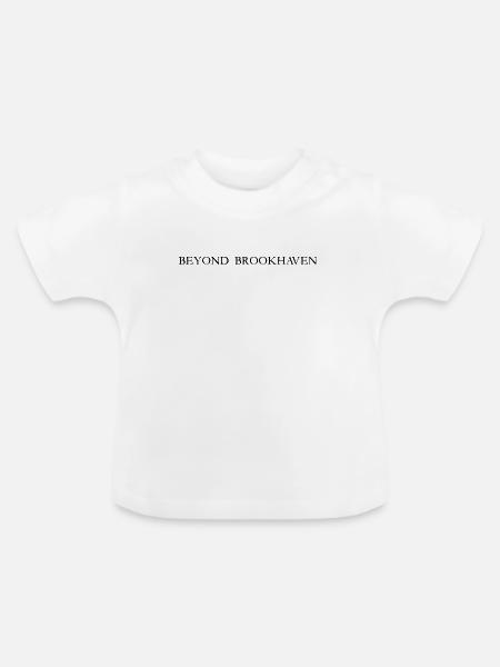 Beyond Brookhaven Lettering Black - Baby Bio-T-Shirt mit Rundhals - Weiß