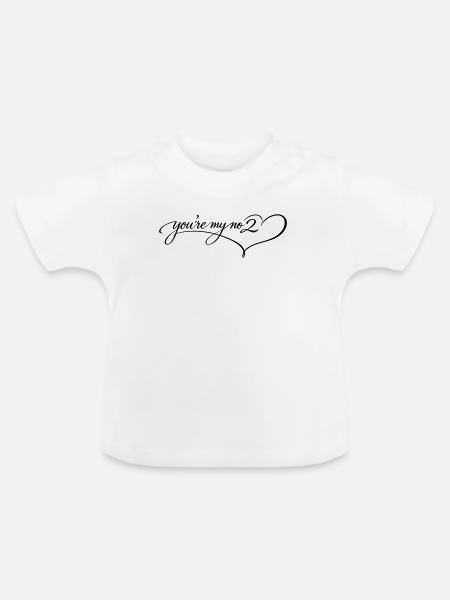 NO2 - Baby Bio-T-Shirt mit Rundhals - Weiß