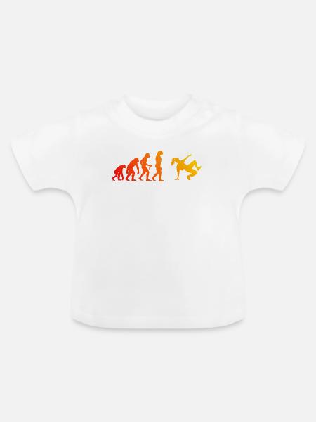 Geschenkidee für die Breakdancerin mit Streetdance - Baby Bio-T-Shirt mit Rundhals - Weiß