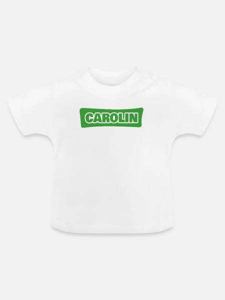 Carolin - Baby Bio-T-Shirt mit Rundhals - Weiß