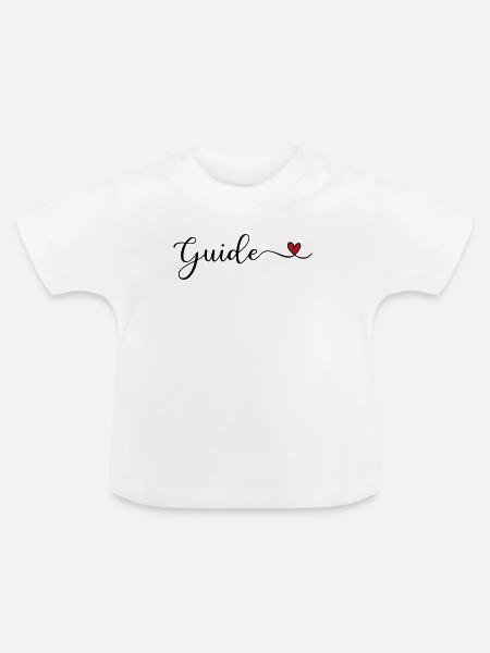 Guide - Baby Bio-T-Shirt mit Rundhals - Weiß