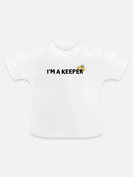 Engagement-Design - Baby Bio-T-Shirt mit Rundhals - Weiß