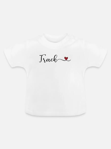 Spur - Baby Bio-T-Shirt mit Rundhals - Weiß
