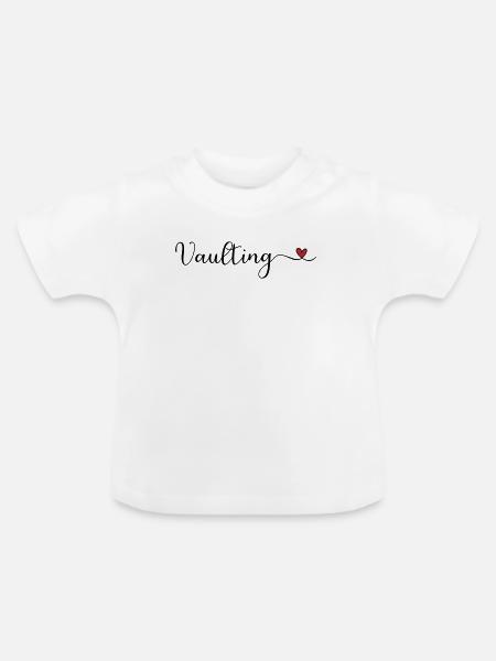 Vaulting Heart - Baby Bio-T-Shirt mit Rundhals - Weiß