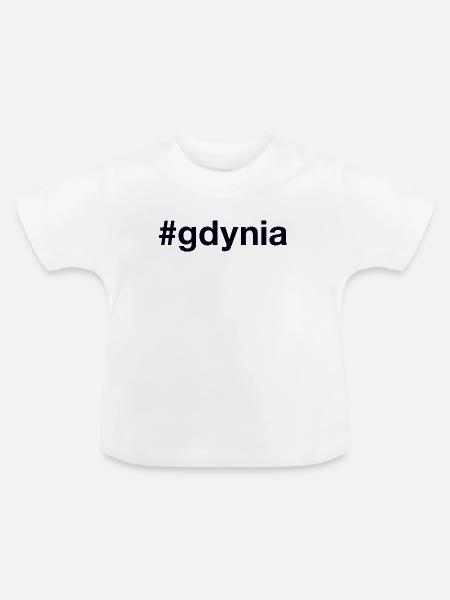 Gdynia Polska Polen - Baby Bio-T-Shirt mit Rundhals - Weiß