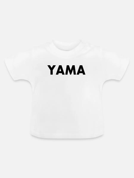 Yama - Baby Bio-T-Shirt mit Rundhals - Weiß