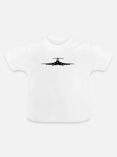 Tu-154 - Baby Bio-T-Shirt mit Rundhals - Weiß