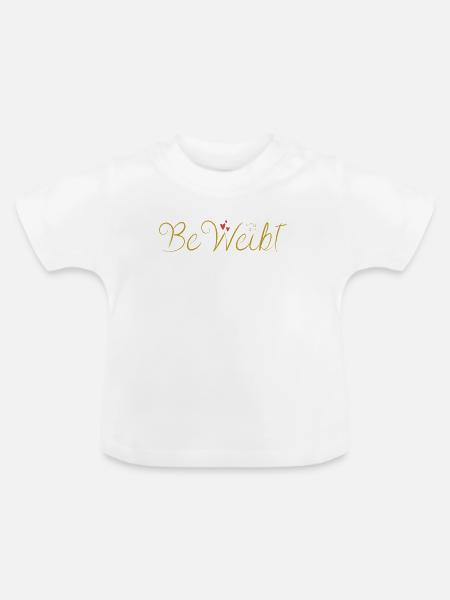 BeWeibt - Baby Bio-T-Shirt mit Rundhals - Weiß