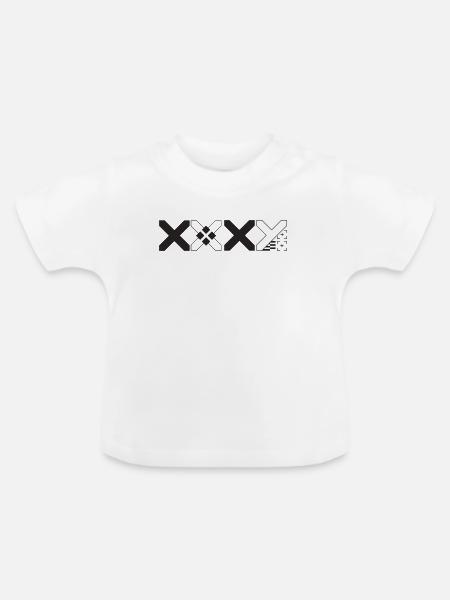 Printstream CS2 - Baby Bio-T-Shirt mit Rundhals - Weiß