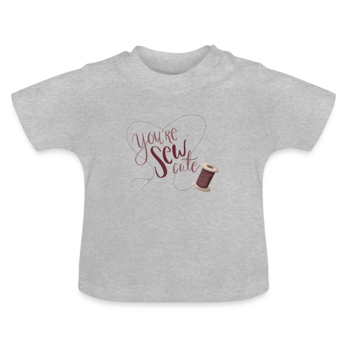 You're sew cute - Ekologisk T-shirt med rund hals baby