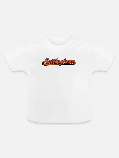 Nottingham - Baby Bio-T-Shirt mit Rundhals - Weiß
