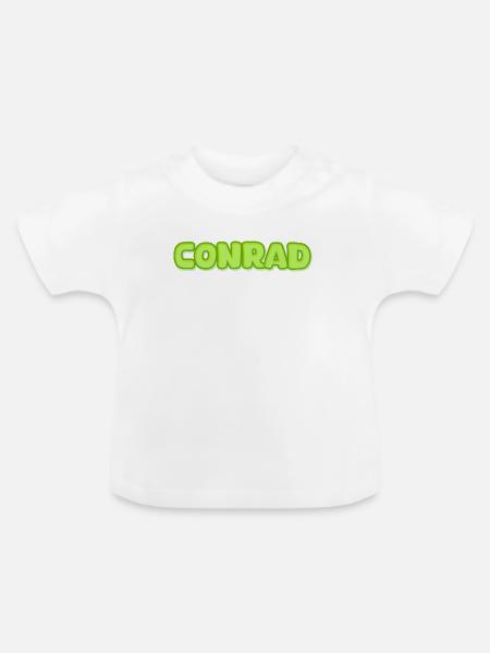 Conrad als Conrad - Baby Bio-T-Shirt mit Rundhals - Weiß
