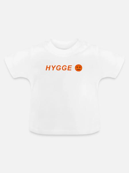 Winterspaß mit lächelnden Riffen - Baby Bio-T-Shirt mit Rundhals - Weiß