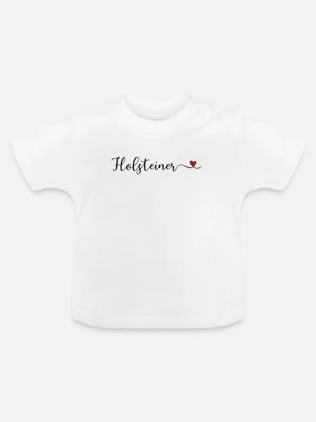 Holsteiner - Baby Bio-T-Shirt mit Rundhals - Weiß