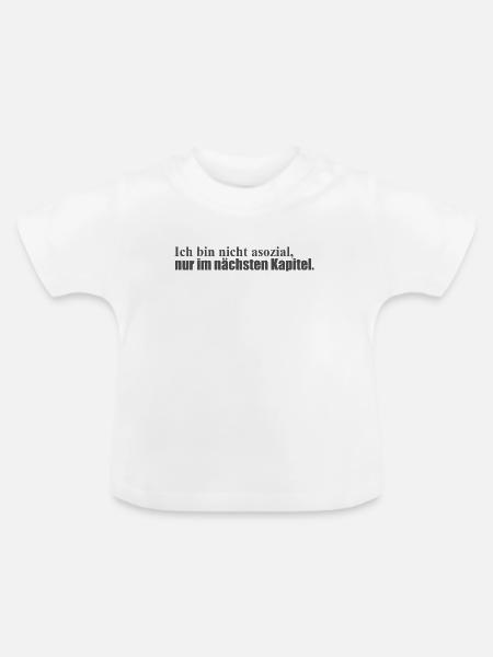 Nächstes Kapitel - Baby Bio-T-Shirt mit Rundhals - Weiß