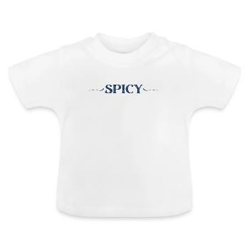piquant - T-shirt bio col rond Bébé - blanc - Devant