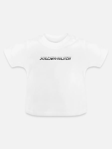  Schleswig-Holstein - Baby Bio-T-Shirt mit Rundhals - Weiß