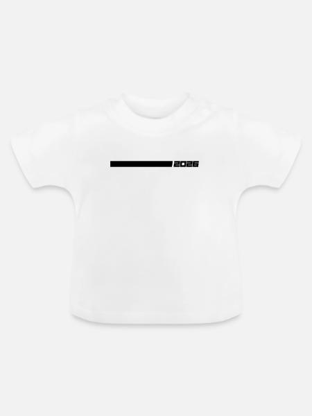 2026 Linie - Baby Bio-T-Shirt mit Rundhals - Weiß