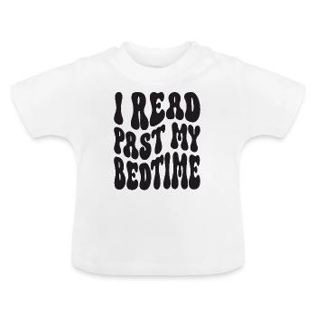 Bibliothèque Bibliophilie Lecture Rat de Bibliothèque - T-shirt bio col rond Bébé - blanc - Devant