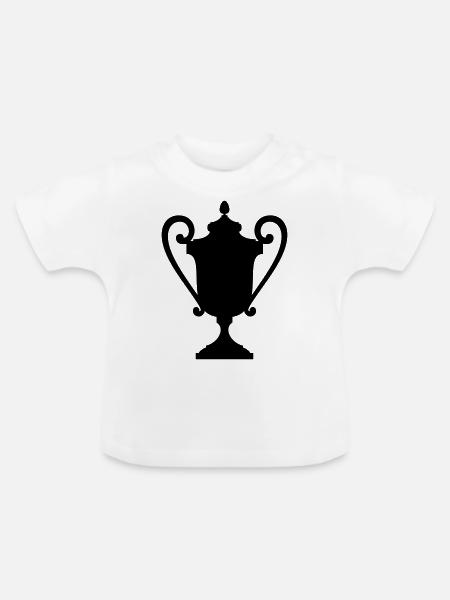 sport racing trophy - Baby Bio-T-Shirt mit Rundhals - Weiß