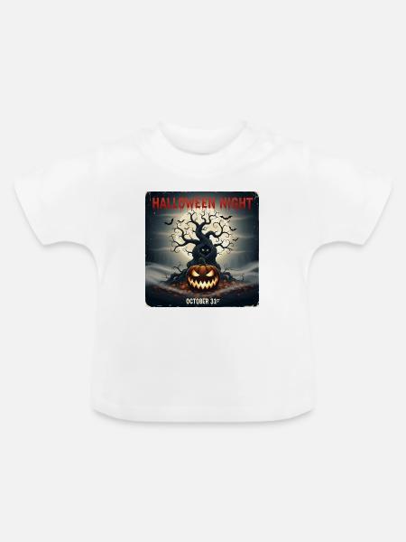 [HD] Halloween 3 - Baby Bio-T-Shirt mit Rundhals - Weiß