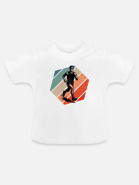 Tolles Rennen Geschenk für Rennen - Baby Bio-T-Shirt mit Rundhals - Weiß