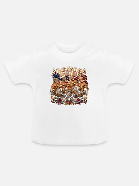 Erklärung der Gründerväter zum 4. Juli - Baby Bio-T-Shirt mit Rundhals - Weiß