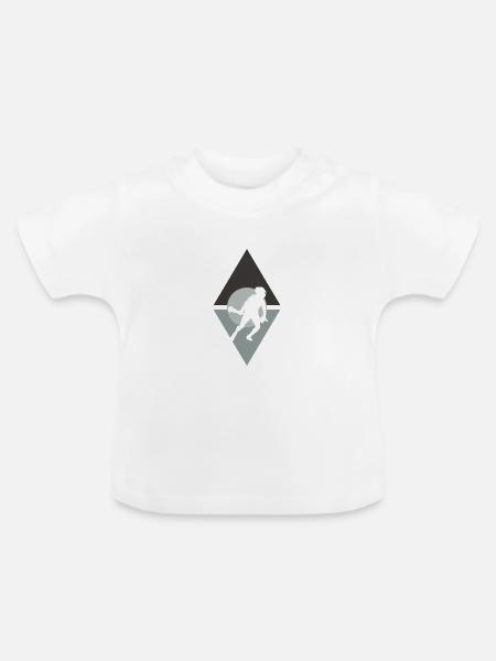 Intercrosse Crosse - Baby Bio-T-Shirt mit Rundhals - Weiß