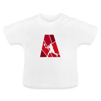 Squash Squash Rackets Squash - Baby Organic T-Shirt with Round Neck - white - Front