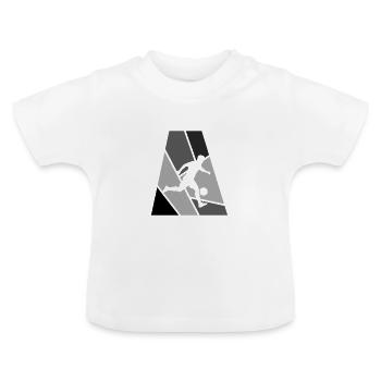 Beach Soccer Beach Ball Beach Soccer - Baby Organic T-Shirt with Round Neck - white - Front