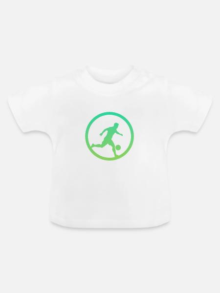 Beachball Strand Beachball - Baby Bio-T-Shirt mit Rundhals - Weiß