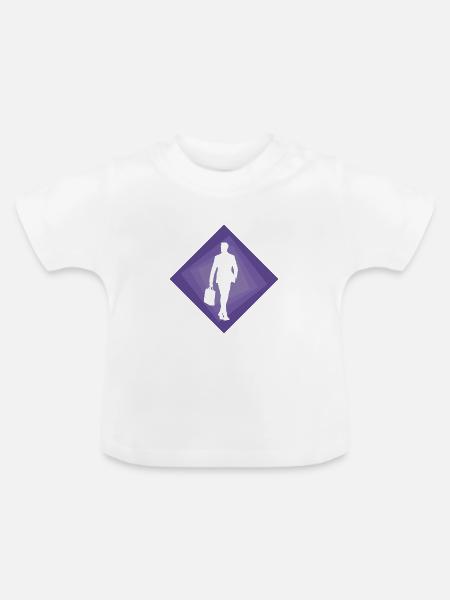 Bänker Banken Börse - Baby Bio-T-Shirt mit Rundhals - Weiß