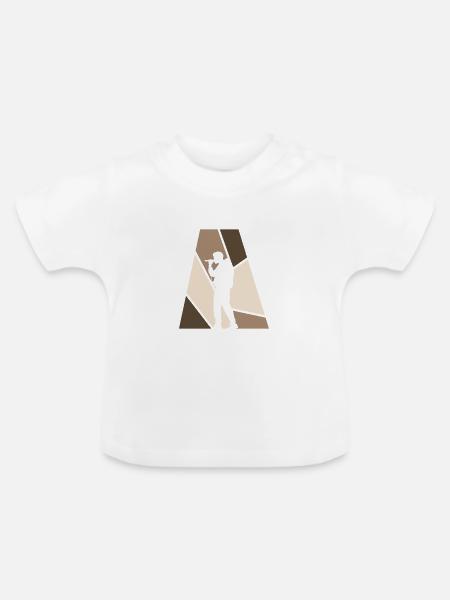 Beatbox Beatboxer Beatboxing - Baby Bio-T-Shirt mit Rundhals - Weiß