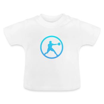 Squash Players Squash Rackets Squash Players - Baby Organic T-Shirt with Round Neck - white - Front