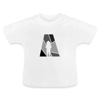 Beekeeper Bees Honey Bee - Baby Organic T-Shirt with Round Neck - white - Front