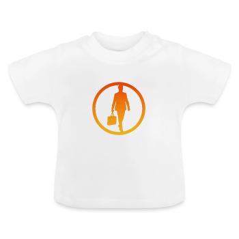 Banking Business Wallstreet - Baby Bio-T-Shirt mit Rundhals - Weiß - Vorne