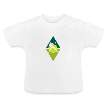 Tischtennis Table Tennis Table Tennis - Baby Bio-T-Shirt mit Rundhals - Weiß - Vorne