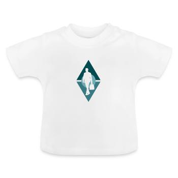 Banquier Services bancaires aux entreprises - T-shirt bio col rond Bébé - blanc - Devant