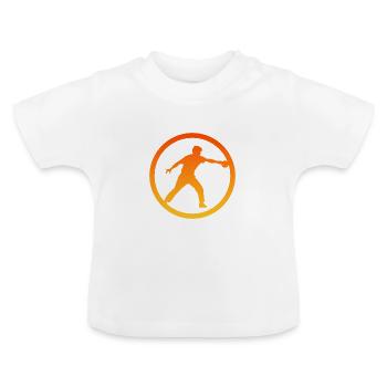 Table tennis bats Table tennis players Table tennis - Baby Organic T-Shirt with Round Neck - white - Front
