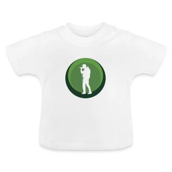 Beatboxing Djing Beatboxer - T-shirt bio col rond Bébé - blanc - Devant