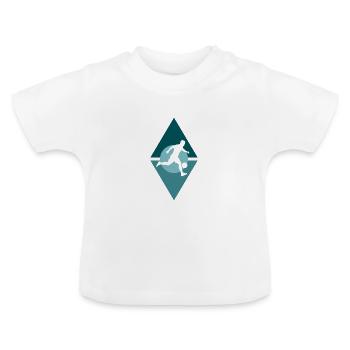 Beach Soccer Beach Beach Ball - Baby Organic T-Shirt with Round Neck - white - Front