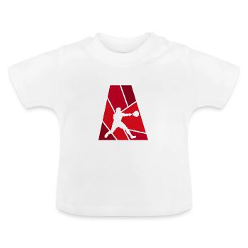 Squash Squash Player Squash - Baby Organic T-Shirt with Round Neck - white - Front