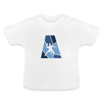 Table tennis, table tennis player, table tennis - Baby Organic T-Shirt with Round Neck - white - Front