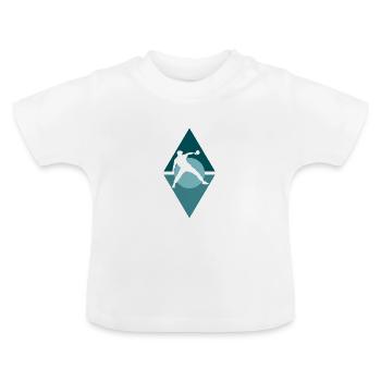 Table tennis, table tennis, table tennis player - Baby Organic T-Shirt with Round Neck - white - Front